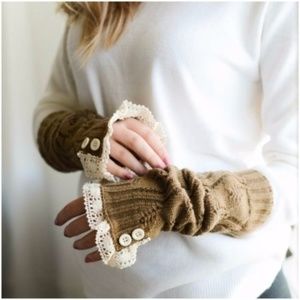 victoria // lace arm warmers fingerless gloves